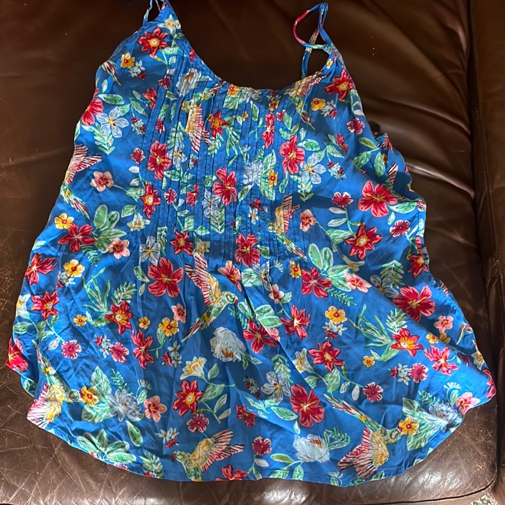 Old navy tropical print tank